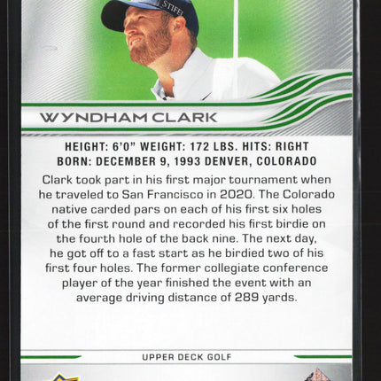 2026 Upper Deck Golf Deluxe Wyndham Clark #73 190/250