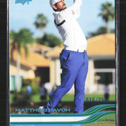2026 Upper Deck Golf Deluxe Matthieu Pavon #39 036/250