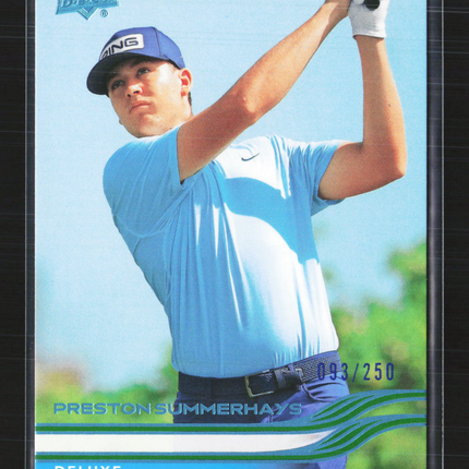 2026 Upper Deck Golf Deluxe Preston Summerhays #4 093/250