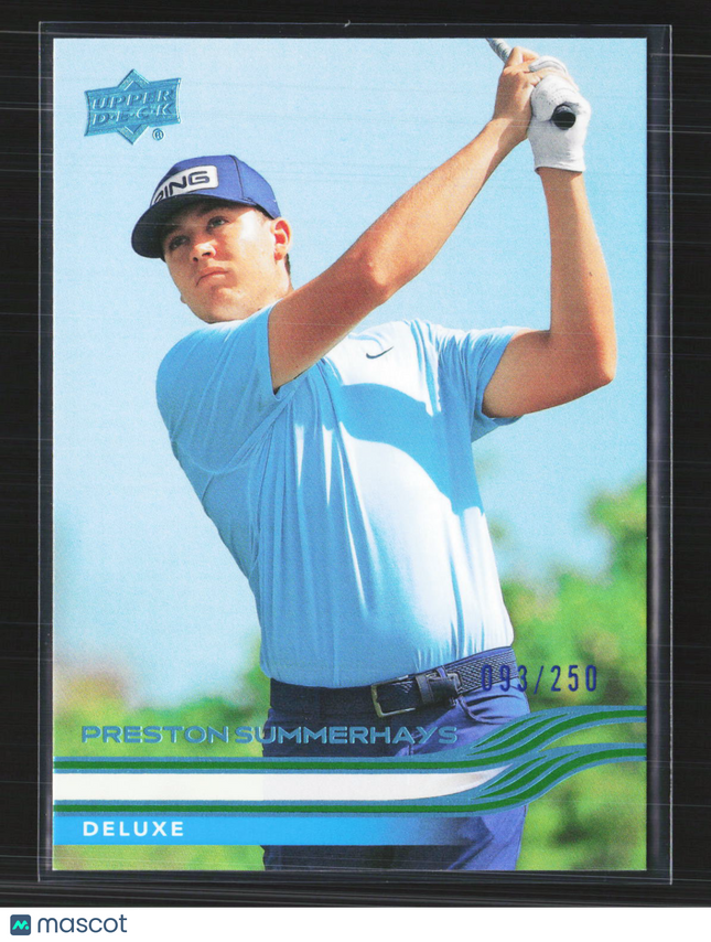 2026 Upper Deck Golf Deluxe Preston Summerhays #4 093/250