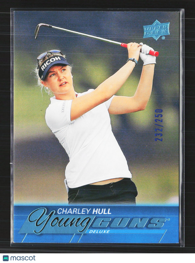 2026 Upper Deck Golf Young Guns Deluxe Charley Hull #135 232/250