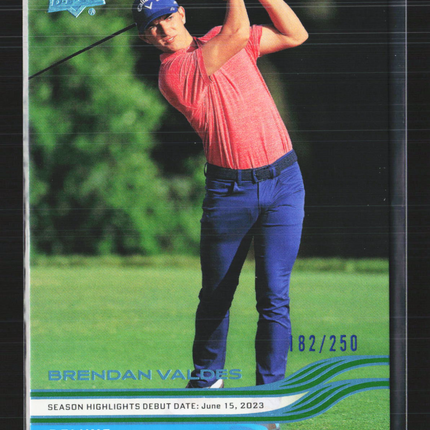 2026 Upper Deck Golf Deluxe Brendan Valdes #94 82/250