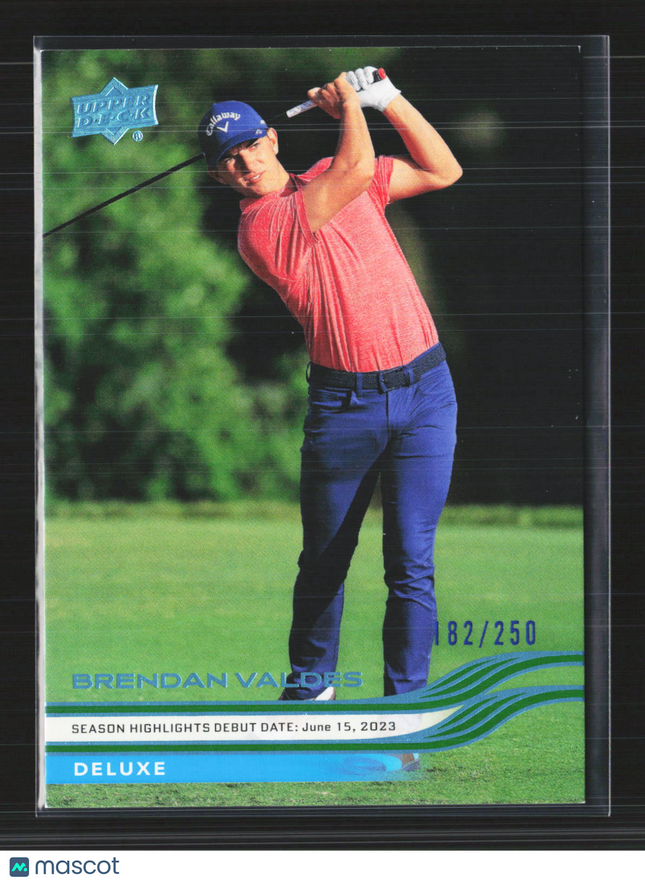 2026 Upper Deck Golf Deluxe Brendan Valdes #94 82/250