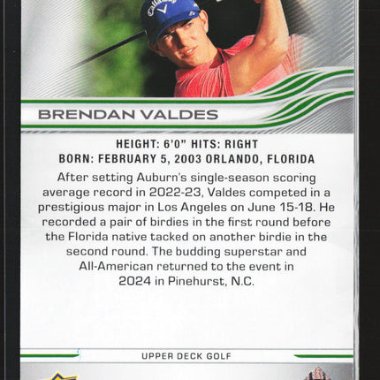 2026 Upper Deck Golf Deluxe Brendan Valdes #94 82/250