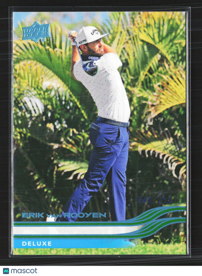 2026 Upper Deck Golf Deluxe Erik van Rooyen #18