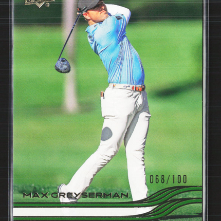 2026 Upper Deck Golf UD Exclusives Max Greyserman #29 068/100