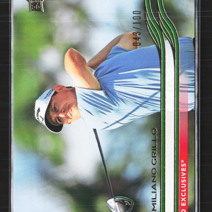 2026 Upper Deck Golf UD Exclusives Emiliano Grillo #26 043/100