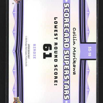 2024 Upper Deck Scorecard Superstars Collin Morikawa #SS-10 Birdie