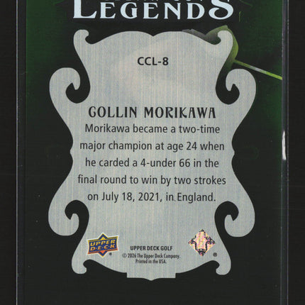 2026 Upper Deck Golf Clear Cut Legends Collin Morikawa #CCL-8