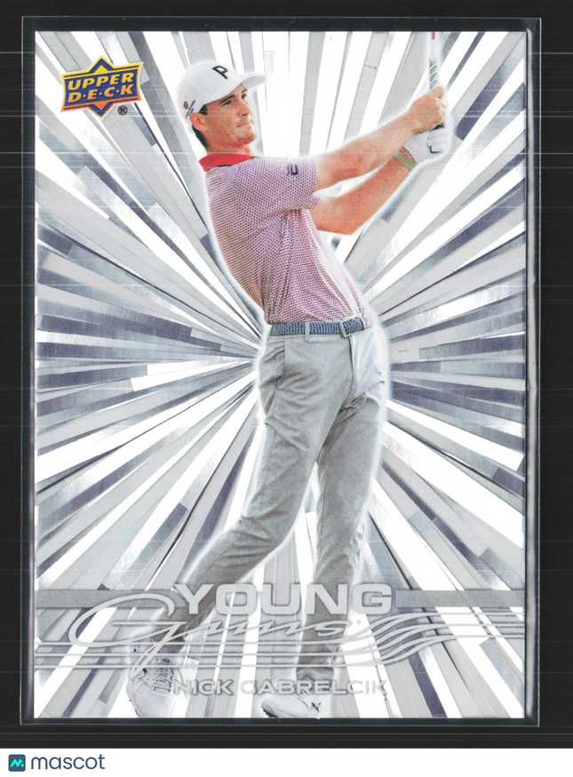 2026 Upper Deck Golf Young Guns Outburst Nick Gabrelcik #118