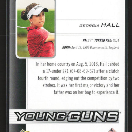 2026 Upper Deck Golf Young Guns Georgia Hall #134