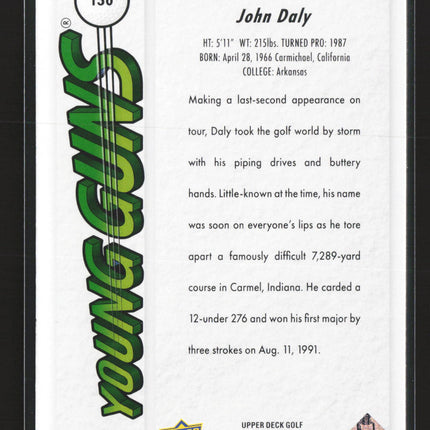 2026 Upper Deck Golf Young Guns John Daly #136