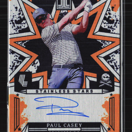 2024 Panini Impeccable LIV Golf Paul Casey #ST-PCS Orange