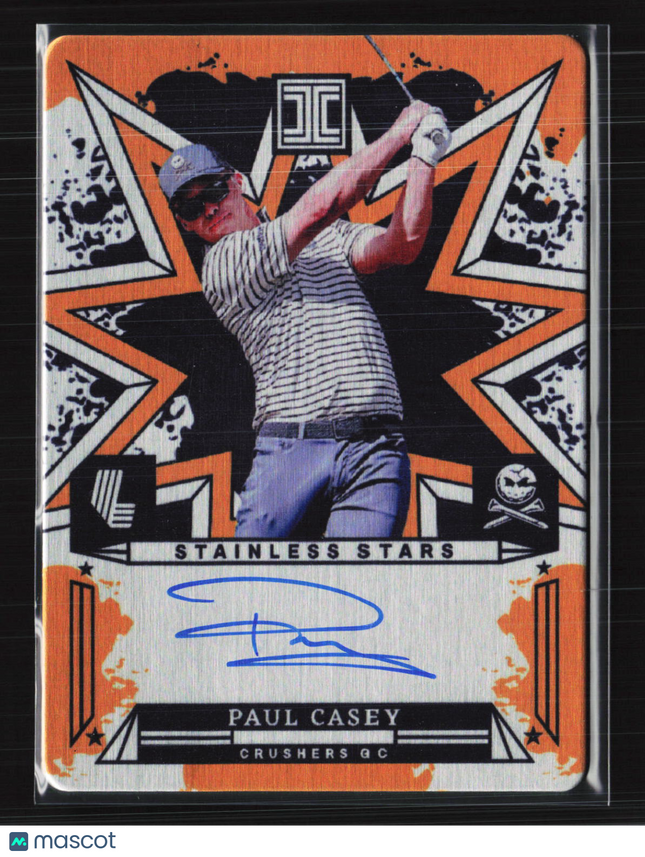 2024 Panini Impeccable LIV Golf Paul Casey #ST-PCS Orange