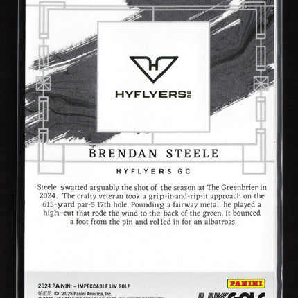 2024 Panini Impeccable LIV Golf Brendan Steele #94