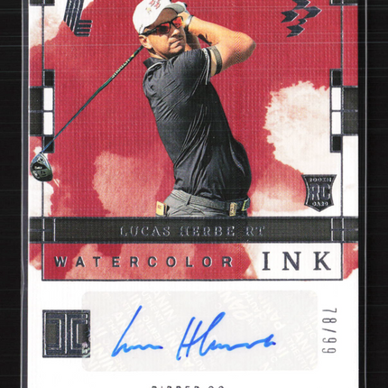 2024 Panini Impeccable LIV Golf Lucas Herbert #WC-LHB RC 78/99