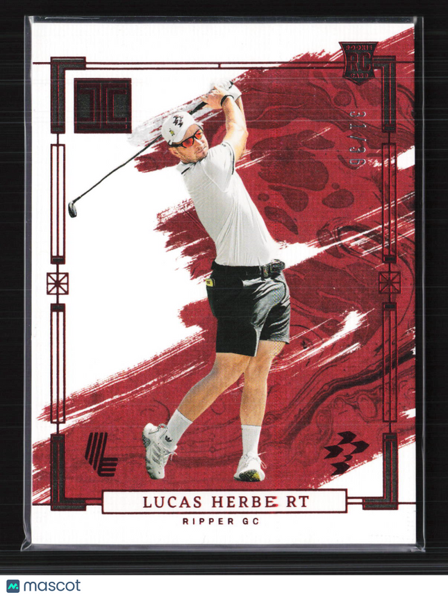 2024 Panini Impeccable LIV Golf Lucas Herbert #30 RC