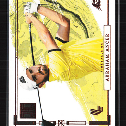 2024 Panini Impeccable LIV Golf Abraham Ancer #79 Yellow 85/99