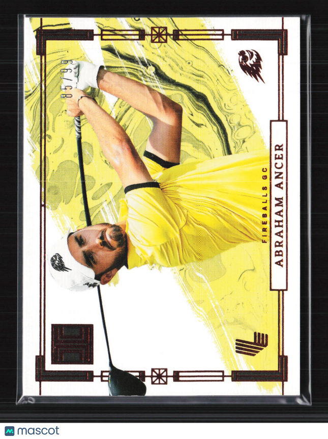2024 Panini Impeccable LIV Golf Abraham Ancer #79 Yellow 85/99