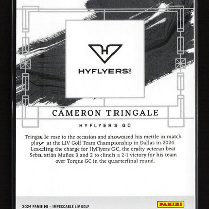 2024 Panini Impeccable LIV Golf Cameron Tringale #52