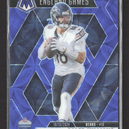 2025 Panini Mosaic Prizm Caleb Williams #253 Blue Scope