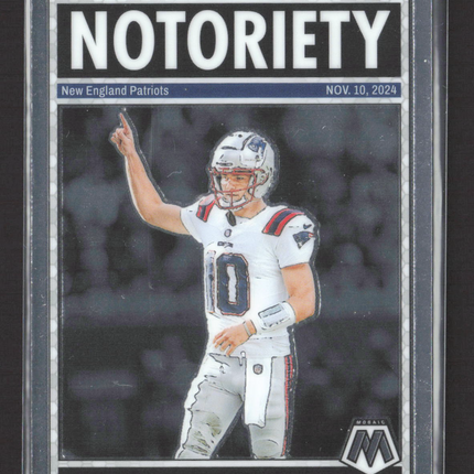 2025 Panini Mosaic Football Notoriety Drake Maye #3