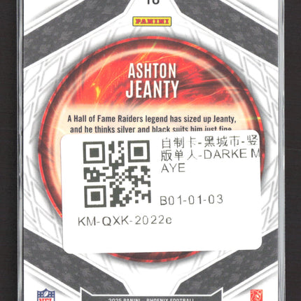 2025 Panini Phoenix Paragon Ashton Jeanty #10 RC