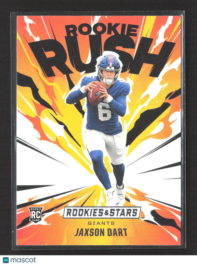 2025 Panini Rookies & Stars Rookie Rush Jaxson Dart #6 RC