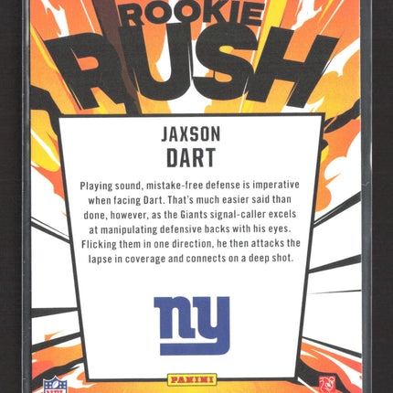 2025 Panini Rookies & Stars Rookie Rush Jaxson Dart #6 RC