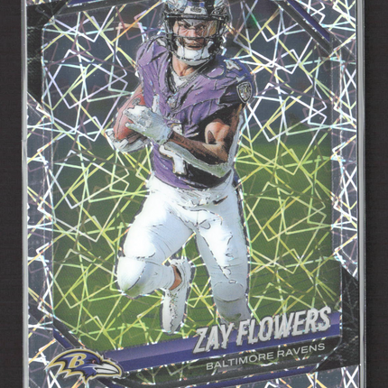 2025 Panini Prizm Football Zay Flowers #106 Lazer