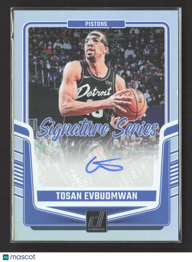 2024 Panini Donruss Signature Series Tosan Evbuomwan #SS-TEP Auto