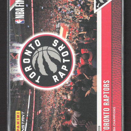 2019 Panini Instant NBA Finals Toronto Raptors #1