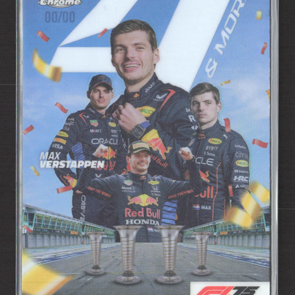 2025 Topps Chrome F1 75 Max Verstappen #4N-1 00/00