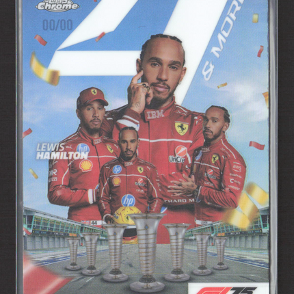 2025 Topps Chrome Formula 1 Lewis Hamilton #4N-2 00/00