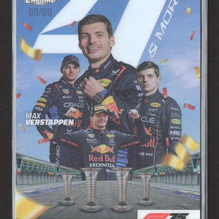 2025 Topps Chrome F1 Max Verstappen #4N-1 00/00