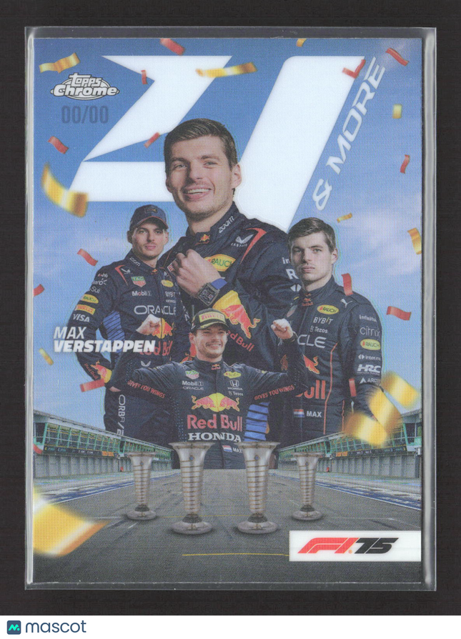 2025 Topps Chrome F1 Max Verstappen #4N-1 00/00