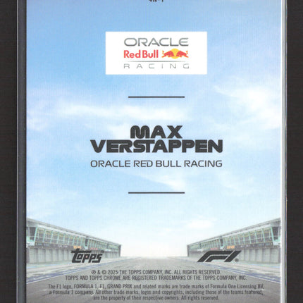 2025 Topps Chrome F1 Max Verstappen #4N-1 00/00