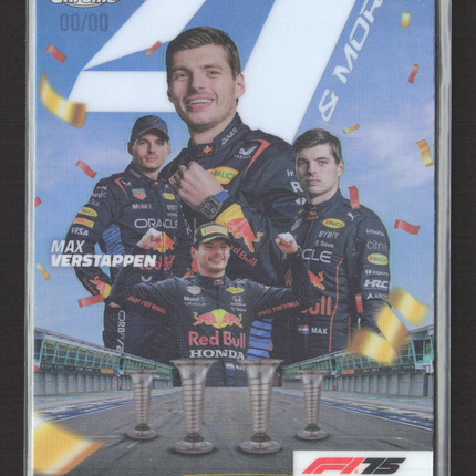 2025 Topps Chrome Formula 1 Max Verstappen #4N-1 00/00