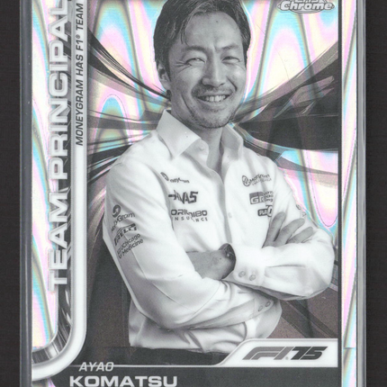 2025 Topps Chrome F1 Ayao Komatsu #198 RayWave