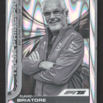 2025 Topps Chrome Formula 1 Flavio Briatore #199 Refractor