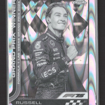 2025 Topps Chrome Formula 1 George Russell #114 Refractor