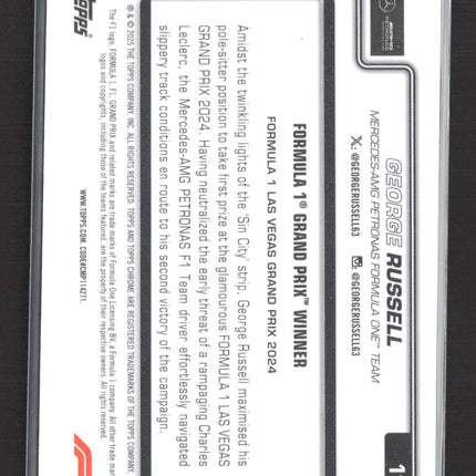 2025 Topps Chrome Formula 1 George Russell #114 Refractor