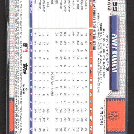2024 Topps Series 1 Ronny Mauricio #159 Silver Foil