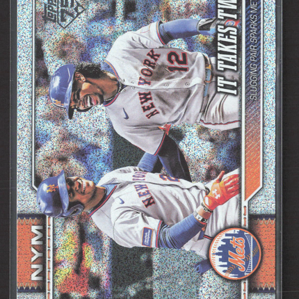 2026 Topps Series One Francisco Lindor Juan Soto #52 Silver Foil
