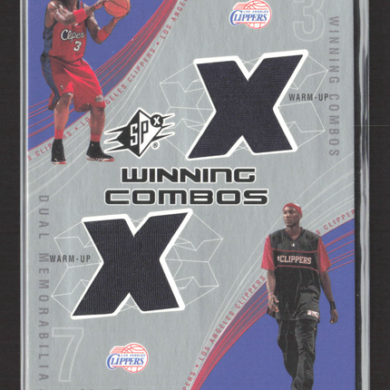 2002 Upper Deck SPx Winning Combos Lamar Odom Quentin Richardson #QR/LO Relic
