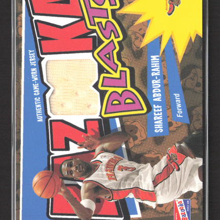2003 Topps Bazooka Bazooka Blasts Shareef Abdur-Rahim #BB-SAR Jersey