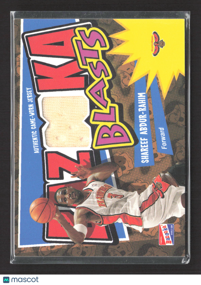 2003 Topps Bazooka Bazooka Blasts Shareef Abdur-Rahim #BB-SAR Jersey
