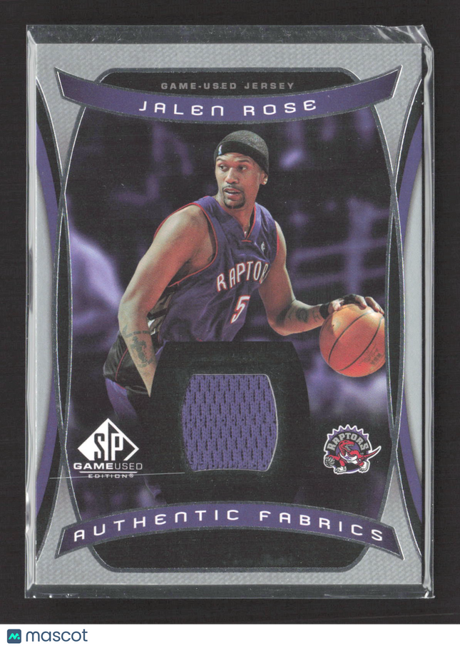 2004 Upper Deck SP Game Used Edition Authentic Fabrics Jalen Rose #AF-JR Jersey