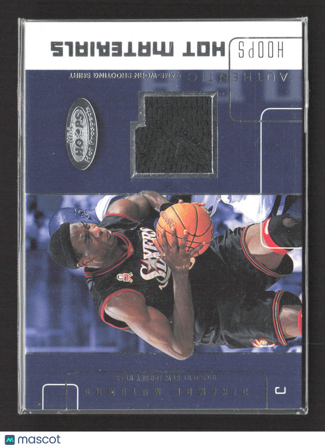 2002 Fleer Hoops Hot Materials Dikembe Mutombo #HM-DM Game-worn Shooting Shirt
