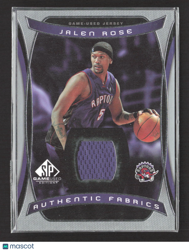 2004 Upper Deck SP Game Used Edition Authentic Fabrics Jalen Rose #AF-JR Jersey